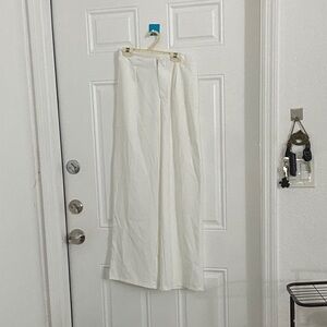 Dazy White Wide-Leg Pants